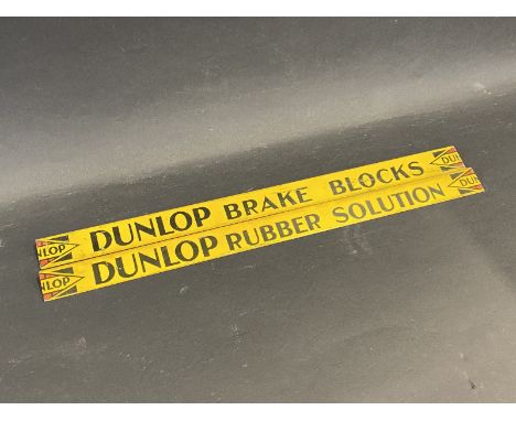 Two Dunlop shelf strips, in good condition. 