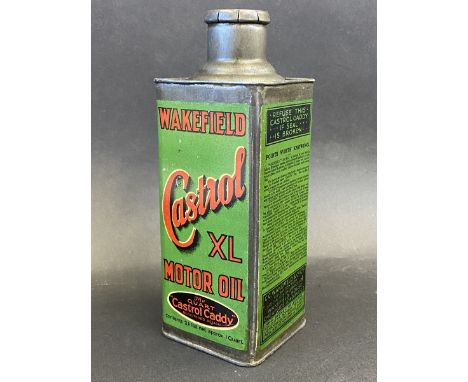 A Wakefield Castrol XL Motor Oil quart caddy of excellent bright colour. 