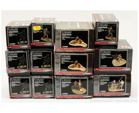 Corgi - Forward March Series - Various Ranges, comprising: a Quantity [12] of Forward March Series Figures, Includes: 5 x No'
