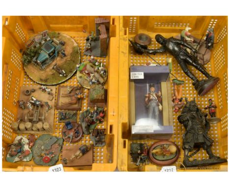 Various Makers - Large Scale Figurines, Vignettes &amp; Small Dioramas [Multi-Media], comprising: A Quantity [30+ Pieces] of 