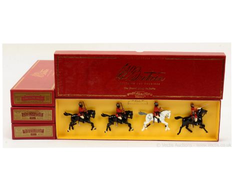 Britains - Delhi Durbar Range, comprising:  Set 40187 - The Hunting Cheetahs of the Nizam of Hydrabad, Set 40182 - 24th Baluc