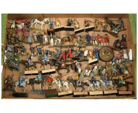 Various Makers [1970's - 2000's] - 54mm /60mm Scale White Metal Figures, comprising: A Quantity [70+ Pieces] of Assorted [Mos