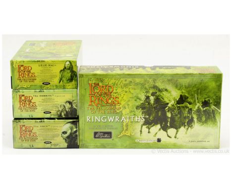 Britains - Modern Issues - Lord of the Rings Range, comprising: Set 40253 - Ringwraiths, Set 40454 - Uruk-Hai, Set 40458 - Th