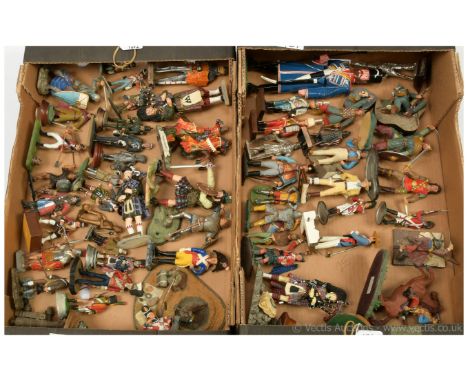 Various Makers - Large Scale Multi Media Figures, [80mm - 260mm], comprising: A Quantity [50+ Pieces] of Assorted [Mostly Mil