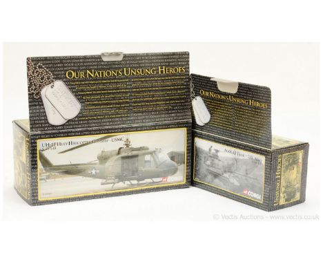 Corgi "Unsung Heroes" 1/50th and 1/48th Scale Models - Vietnam Series, comprising: Set 50303 M48A3 Tank - US Army &amp; Set U