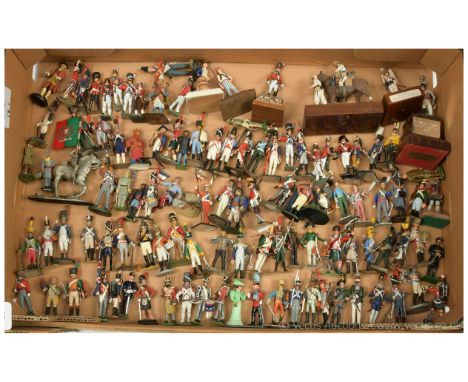 Various Makers [1970's - 2000's] - 54/60mm Scale White Metal Figures, comprising: A Quantity [100+ Pieces] of Assorted [Mostl