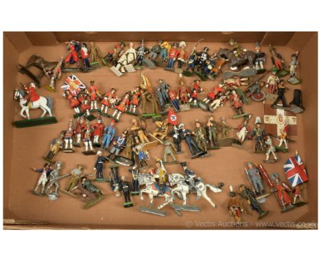 Various Makers [1970's - 2000's] - 54mm /60mm Scale White Metal Figures, comprising: A Quantity [75+ Pieces] of Assorted [Mos