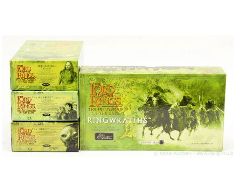 Britains - Modern Issues - Lord of the Rings Range, comprising: Set 40253 - Ringwraiths, Set 40454 - Uruk-Hai, Set 40458 - Th