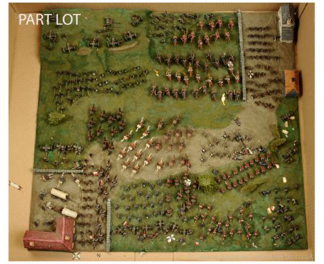 Various Makers [1970's - 1980's] - 15mm - 25mm Scale White Metal / Plastic Wargame Figures, comprising: A Quantity [7 Pieces]