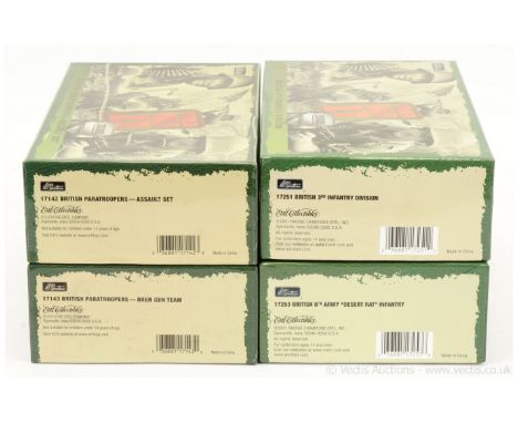 Britains - World War II Series, comprising: Set 17142 - British Paratroopers - Assault Set, Set 17143 - British Paratroopers 