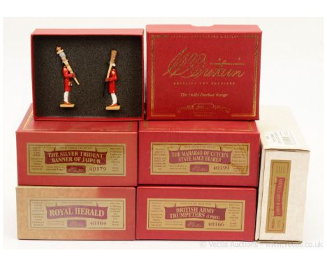 Britains - Delhi Durbar Range, comprising: Set 00134 - 125th Napier Rifles, Set 00264 - Lord &amp; Lady Curzon,  Set 40399 - 