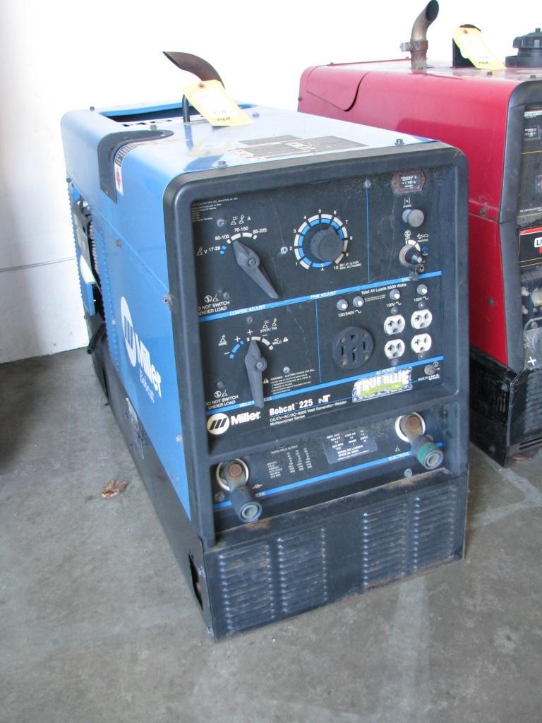 Miller Bobcat 225, CC/CVAC/DC8500 Watt Generator/Welder MultiPurpose