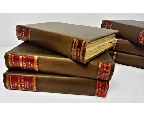 Sir Walter Scott, Set of Edinburgh Waverley Novels, Printed by T and A Constable, Causewayside Edinburgh 1901, 48 volumes&nbs