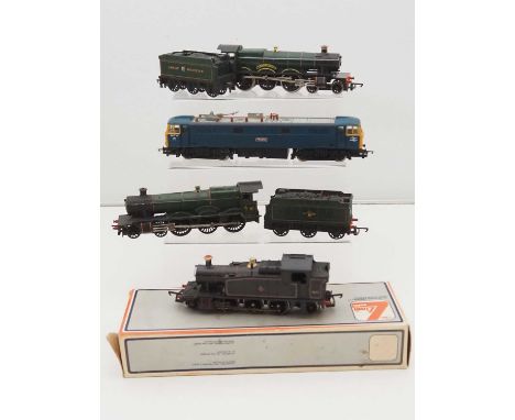 A group of OO gauge steam and electric locomotives by HORNBY and LIMA - G in F box (where boxed) (4)