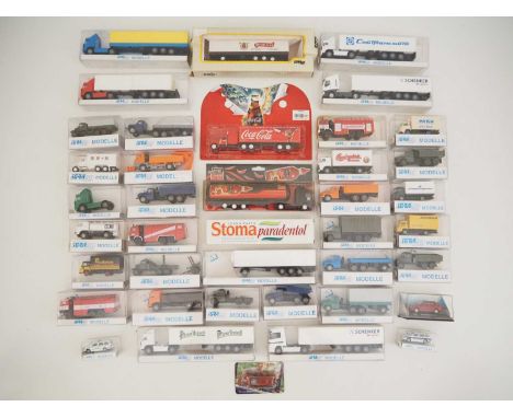A large quantity of HO scale lorries and vans, mainly by IGRA - VG in G/VG boxes (Q)