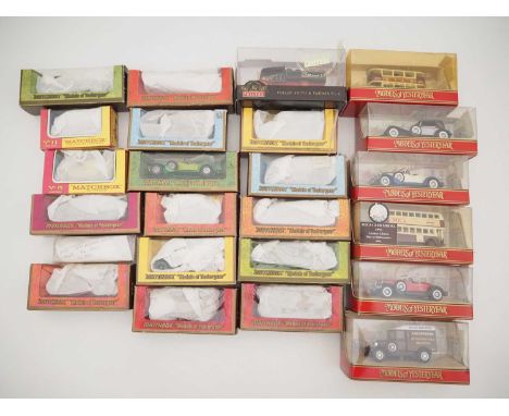 A group of vintage MATCHBOX MODELS OF YESTERYEAR diecast vehicles in various box styles - VG in G/VG boxes (24)