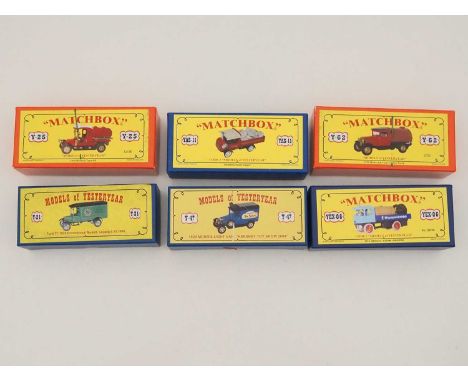 A group of limited edition Code 2 diecast models by MATCHBOX MODELS OF YESTERYEAR - mostly steam and vintage van variants - V