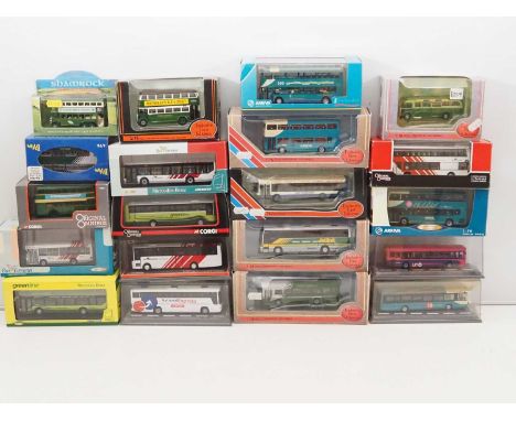 A group of 1:76 scale diecast buses by CREATIVE MASTER NORTHCORD, EFE and others - VG in G/VG boxes (18)