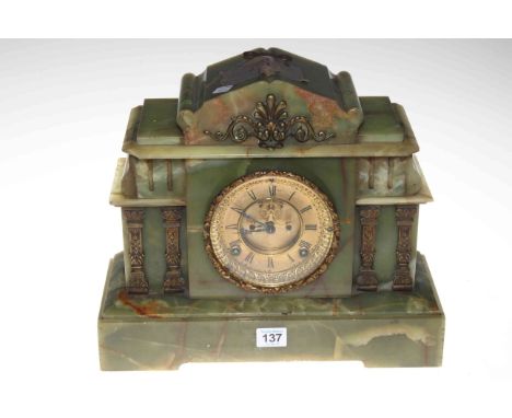Late 19th Century mantel clock by The Ansonia Clock Company.