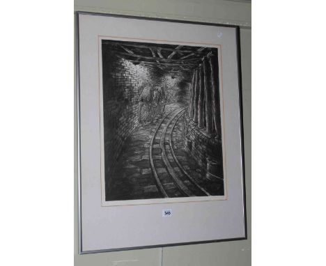 Tom McGuinness, Tilley Curve, framed print, No. 1/10, titled, signed and dated 79 in pencil in the margin, 54cm by 44cm.