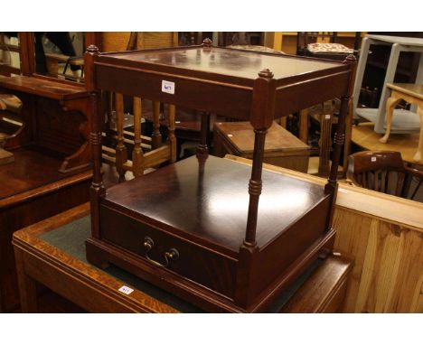 Large rectangular mahogany low centre table, 50cm high by 130cm long by 69cm wide, oak tiled top coffee table, 44cm high by 8