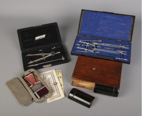 Assorted collectables, to include vintage Rolls Razor, Jakar "Graduate 8000" and secret compartment wooden book, among others