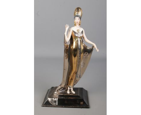 A Franklin Mint House of Erte limited edition ceramic figure: 'Isis' number A275A. Approx. height 27cm.