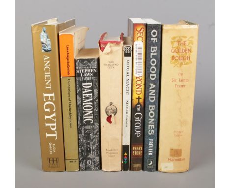 A collection of books surrounding the topics of magic, mysticism and religion. To include 'The Golden Bough' (Frazer), 'Daemo