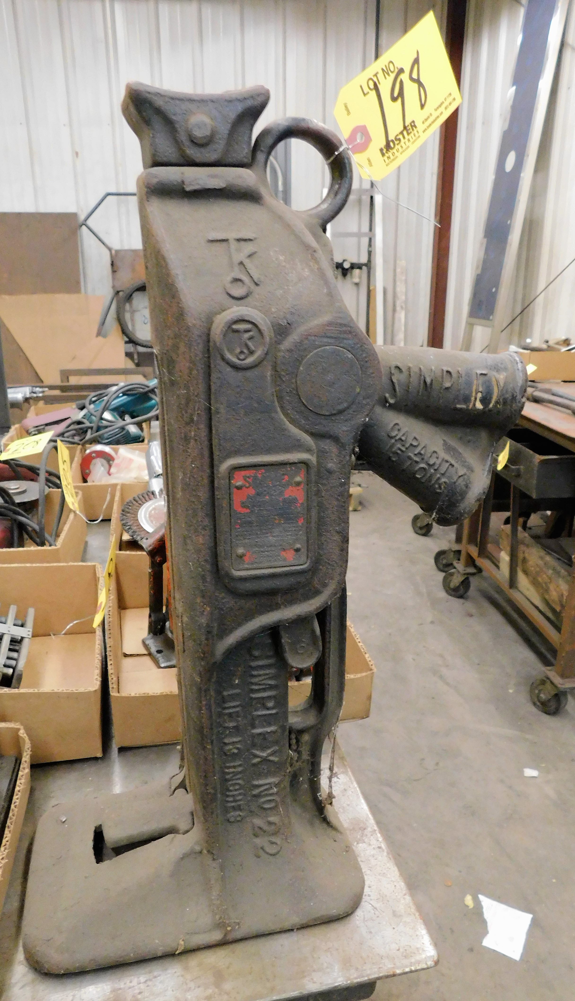 SIMPLEX NO. 22 RAILROAD JACK