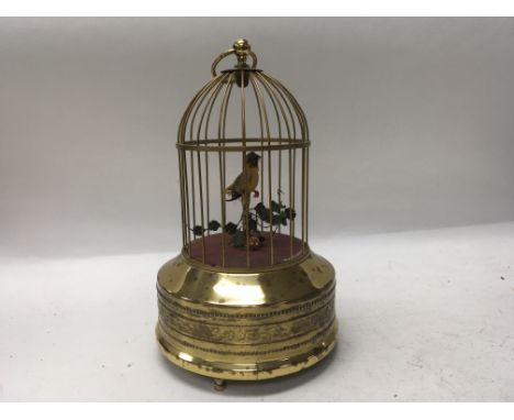 A musical bird automaton, not working.