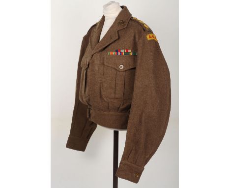 Royal Gloucestershire Hussars ACF Captain Battle Dress Blouse, RGH Captains Army Cadet Force battle dress blouse. Complete wi