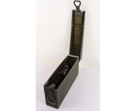 WW2 German MG34/42 Gunners Ammunition Tin, Complete with Multiple Tools, WW2 German steel ammunition carry tin, 1939 dated an