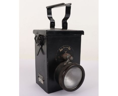 WW2 German Lamp, 1943 Dated, Original WW2 German lamp, glass fronted lamp, of which is in good condition with no cracks, the 