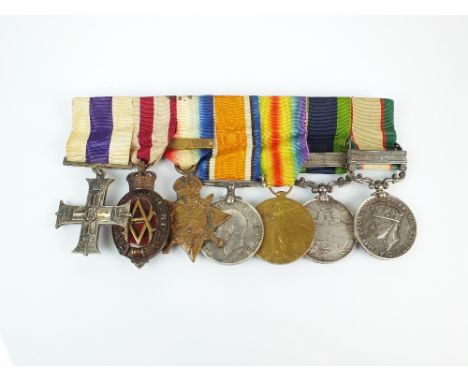 An impressive Great War Military Cross and Life saving Albert medal  group of seven, awarded to second Lieutenant William Mar