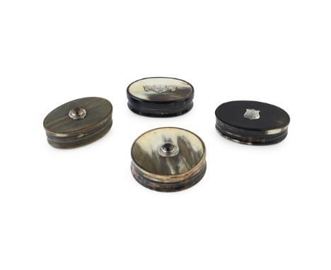 marked M&amp;C, INVS, of circular form, the circular silver mount to centre collet set with a fancy-mixed-cut citrine, the un