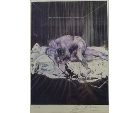 Francis Bacon (British 1909-1992): 'Two Figures 1953', artist's proof lithograph signed and marked e.a. in pencil 41cm x 28cm