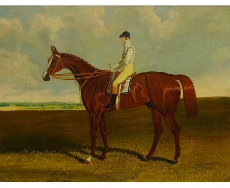 John Frederick Herring Snr. (British 1795-1865): 'Harkaway' - Race Horse Portrait, oil on canvas unsigned 32cm x 42cmNotes: H