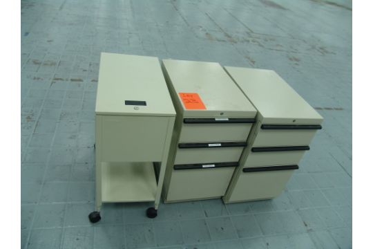 3 Rolling File Cabinets 1 Top Loading 2 Drawer 3 Rolling File Cabinets 1 Top Loading 2 Drawer