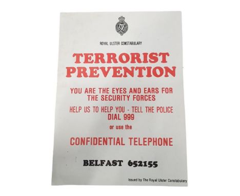 ORIGINAL RUC TERRORIST PREVENTION LEAFLET 