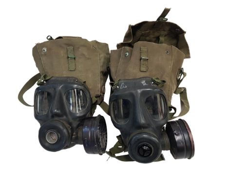 2 X RESPIRATORS BRITISH ARMY ISSUE NI 