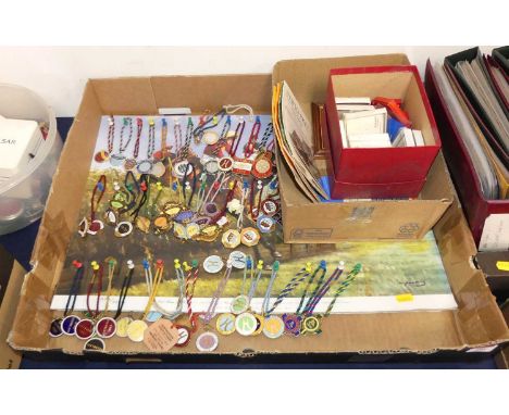 A collection of enamel badges, mainly related to the Great Yarmouth, Newmarket and Huntingdon race clubs, primarily from the 