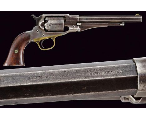 dating: 1865 - 1873 provenance: USA, 6-1/2', rifled, octagonal, 36 cal. barrel (bore with some scaling, visible rifling), wit