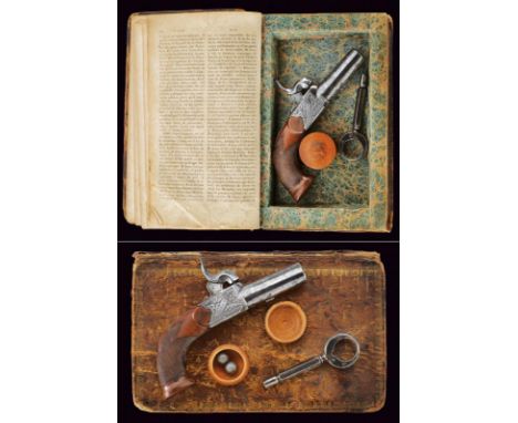 dating: Mid 19th Century provenance: Bristol, Cylindrical, rifled, turn-off, 11 mm cal barrel, the base with three marks of t