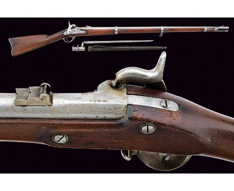 dating: 1864 provenance: USA, Round, rifled, 14 mm cal. barrel, with octagonal breech, marks 'N.J', 'V', 'P' and date not ful