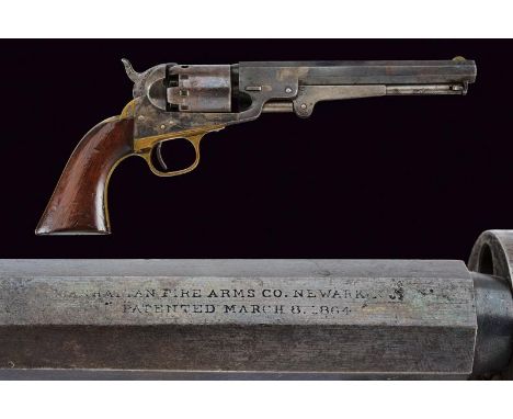 dating: 1859 - 1868 provenance: USA, Octagonal, rifled, 6-1/2', 36 cal barrel (clean bore, visible rifling), with remains of 