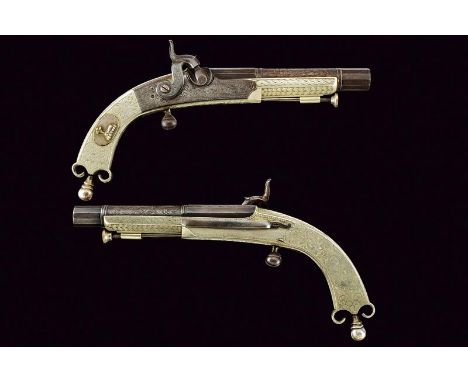 dating: 1840 circa provenance: Scotland, Smoothbore, three-stage, 12 mm cal. barrel, the first part with eleven partially eng