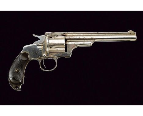 dating: about 1880 provenance: USA, Round, 5-1/2' 38 cal. barrel, with a two-line mark 'HOPKINS &amp; ALLENG MFG. CO. NORWICH