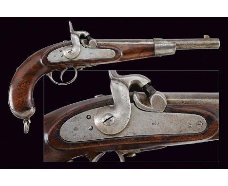 dating: 1863 provenance: Austria, Round, rifled, 13.9 mm cal barrel with square and grooved base, with marks 'R' and 'W', fro