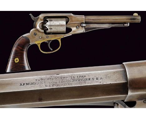 dating: 1863 - 1873 provenance: USA, 6-1/2', rifled, octagonal, 36 cal. barrel (bore with slight signs of use, visible riflin