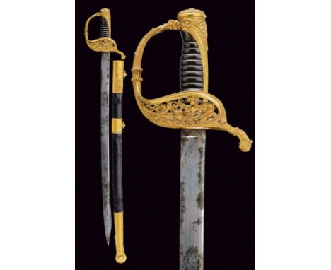 dating: First half of the 19th Century provenance: Europe, Slightly curved blade with thickened back and jelman (small areas 